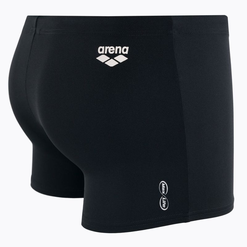 Badehose boxer Herren arena Floater Short schwarz-türkis 2A723 4