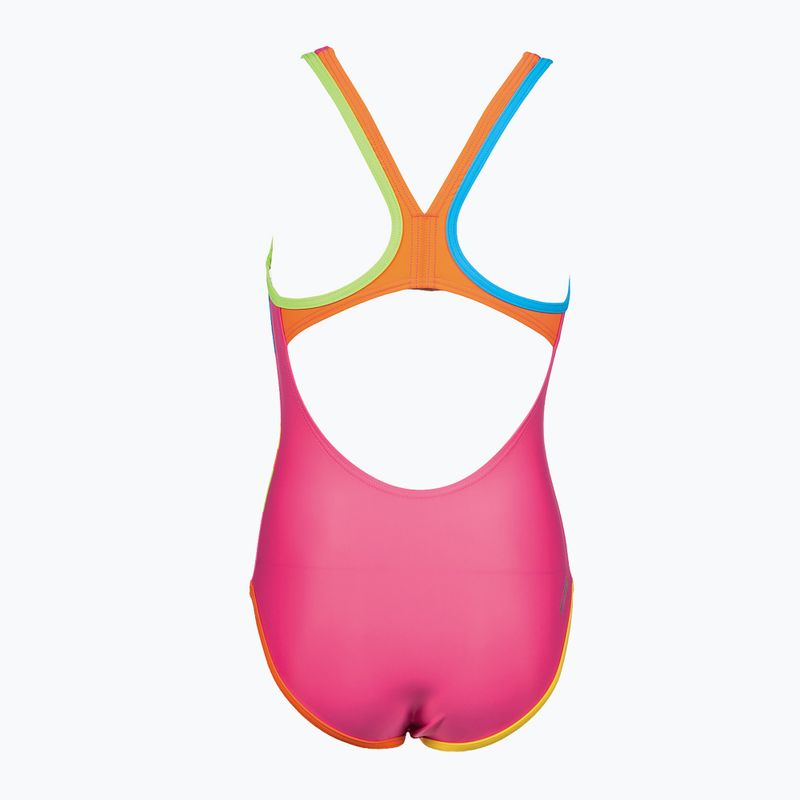 Einteiliger Badeanzug Kinder arena Patch One Piece L rosa 2A787 7