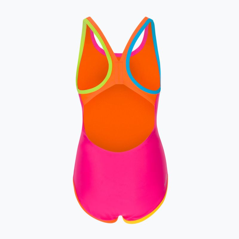 Einteiliger Badeanzug Kinder arena Patch One Piece L rosa 2A787 2