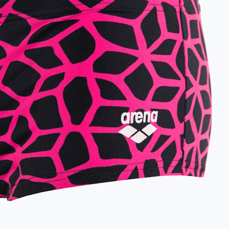 Badehose boxer Herren arena Carbonics Low Waist Short schwarz-rosa 53 3