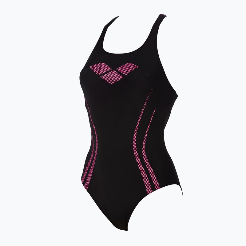 Einteiliger Badeanzug Damen arena Isla One Piece schwarz 66 4