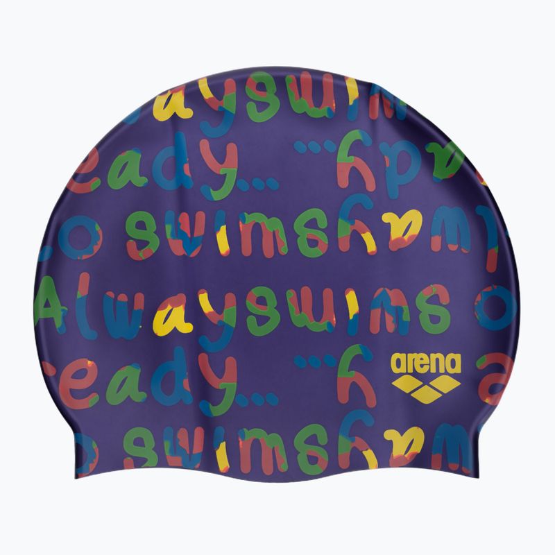 Badekappe Kinder arena Print violett 94171