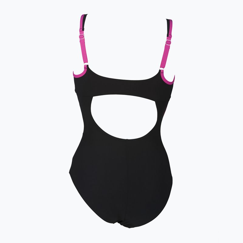 Einteiliger Damen-Badeanzug arena Achat Strap Back schwarz 001261/509 9
