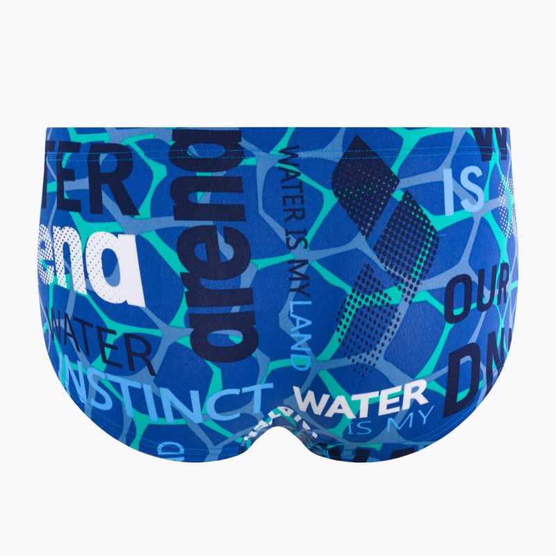 Herren arena Evolution Low Waist Badeboxer blau 001277/810 2