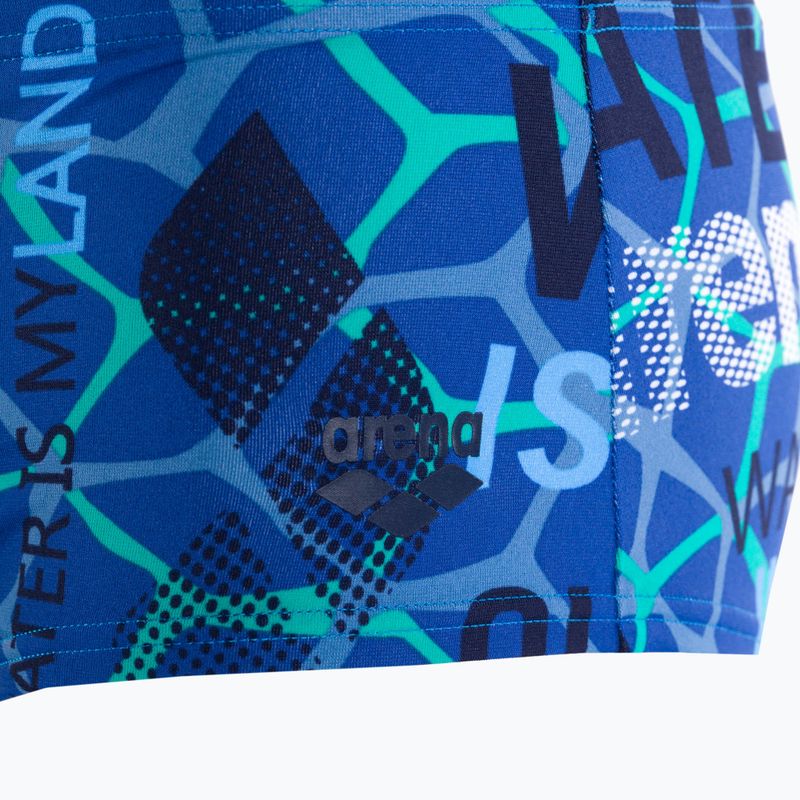 Herren arena Evolution Low Waist Badeboxer blau 001277/810 3