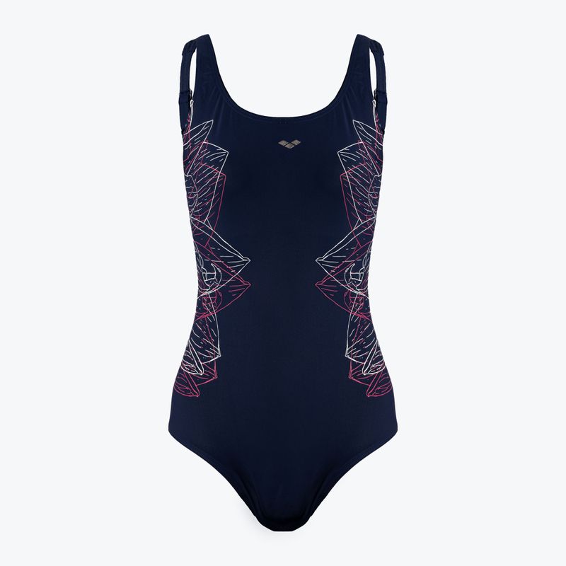Einteiliger Badeanzug Damen arena Amber Wing Back One Piece dunkelblau 126