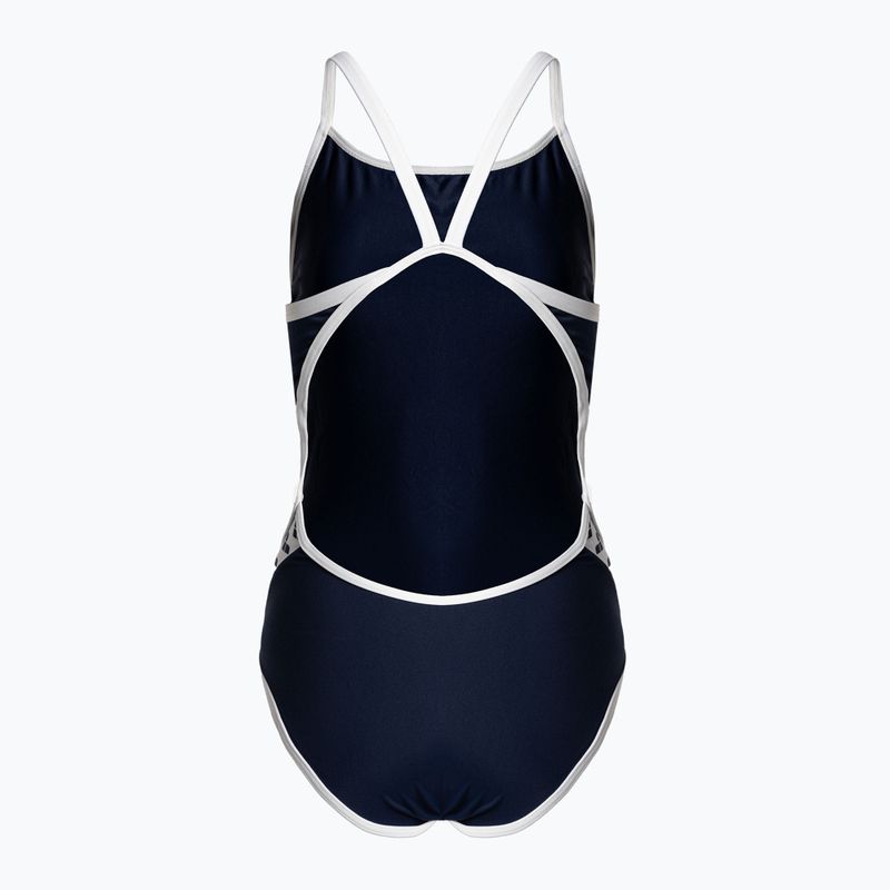Einteiliger Badeanzug Damen arena Team Stripe Super Fly Back One Piece dunkelblauwy 1195/71 2