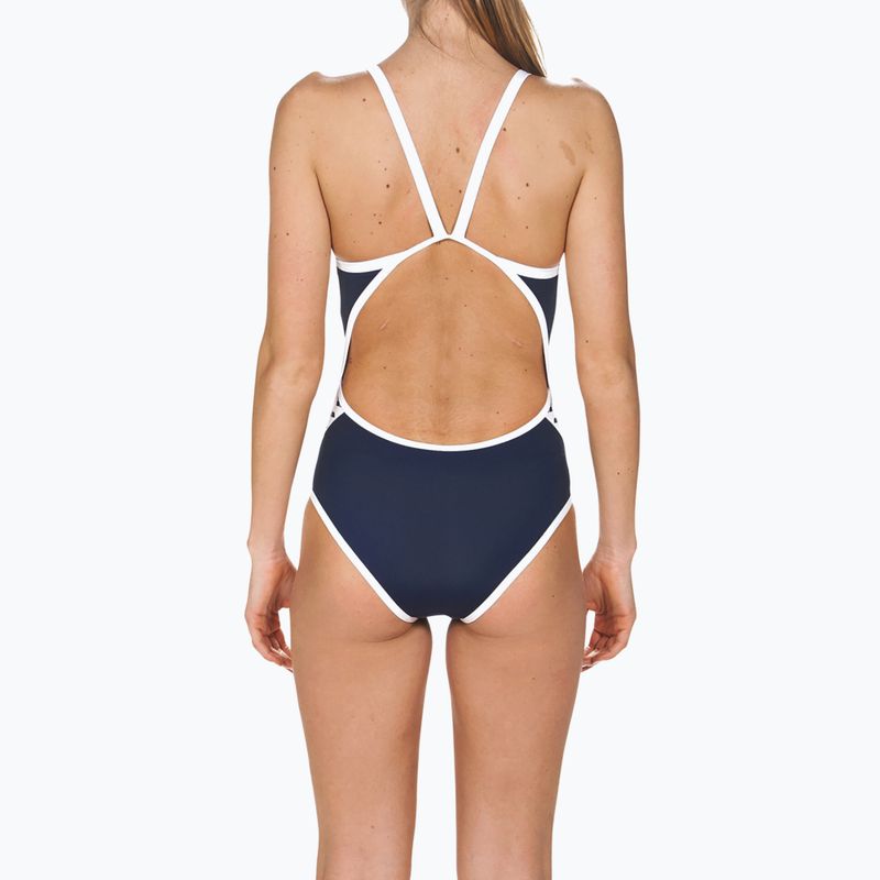 Einteiliger Badeanzug Damen arena Team Stripe Super Fly Back One Piece dunkelblauwy 1195/71 6