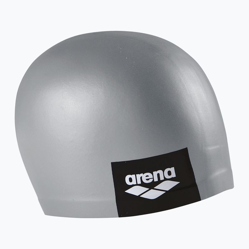 Arena Logo Geformte graue Badekappe 2