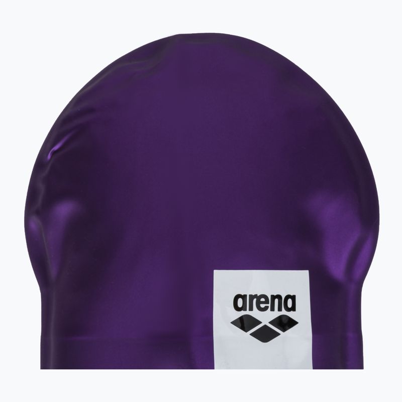 Arena Logo Geformte lila Badekappe 001912/203