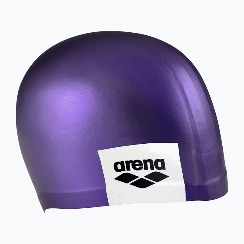 Arena Logo Geformte lila Badekappe 001912/203 3