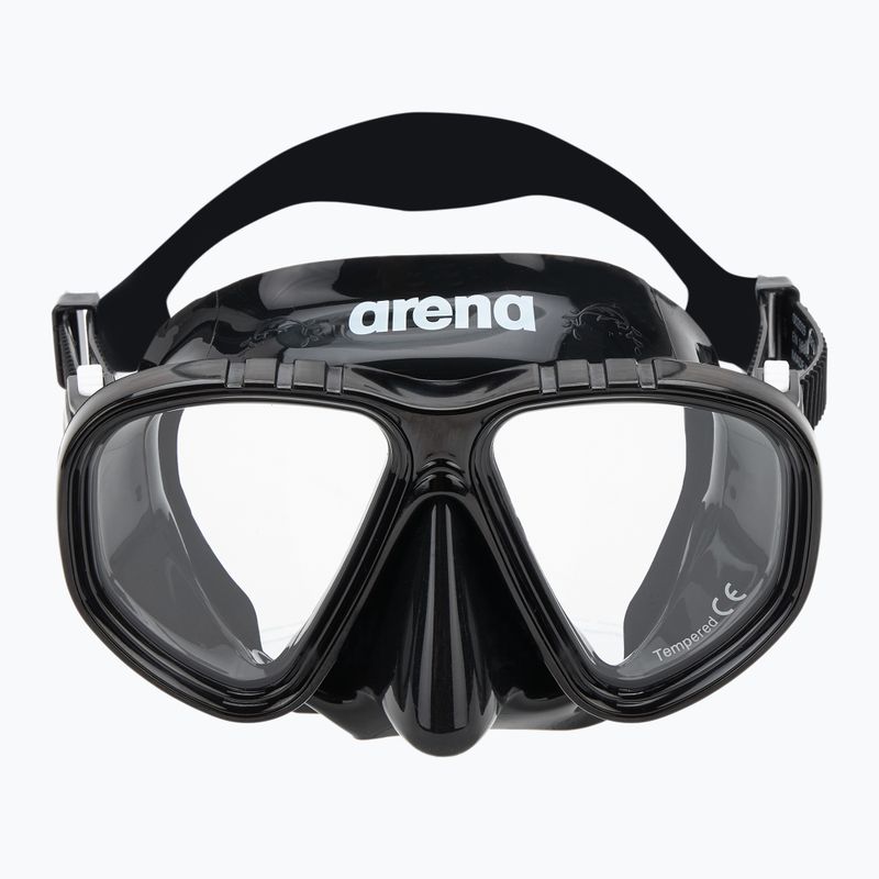 Arena Premium Kinder-Schnorchelset Jr schwarz/klar/schwarz 3