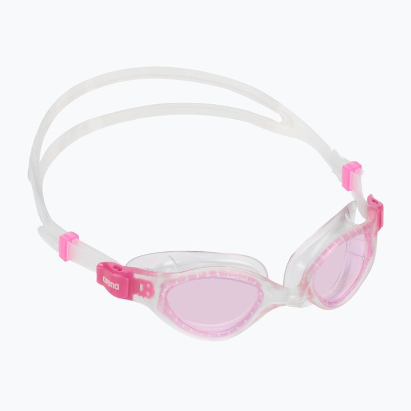 Arena Cruiser Evo fuchsia/klar/klar Kinderschwimmbrille 002510/910