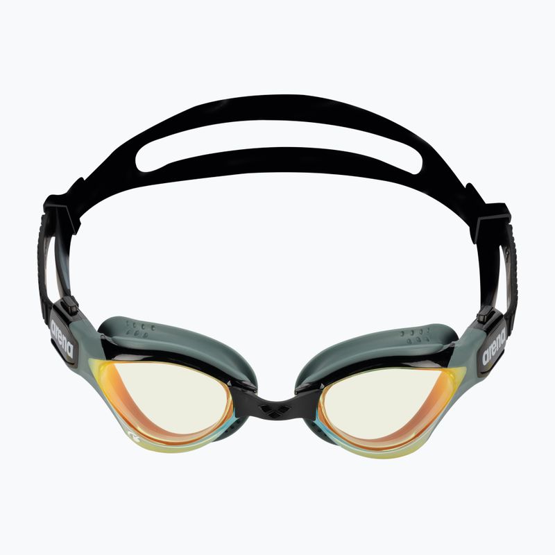Arena Schwimmbrille Cobra Tri Swipe Mirror gelb kupfer/army 002508/360 2