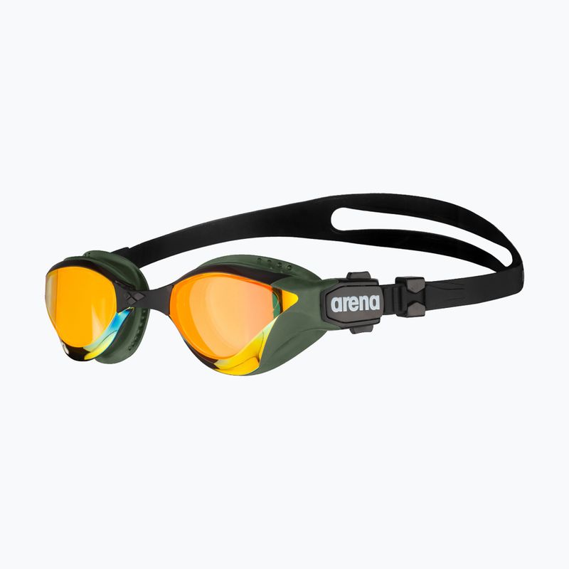 Arena Schwimmbrille Cobra Tri Swipe Mirror gelb kupfer/army 002508/360 6