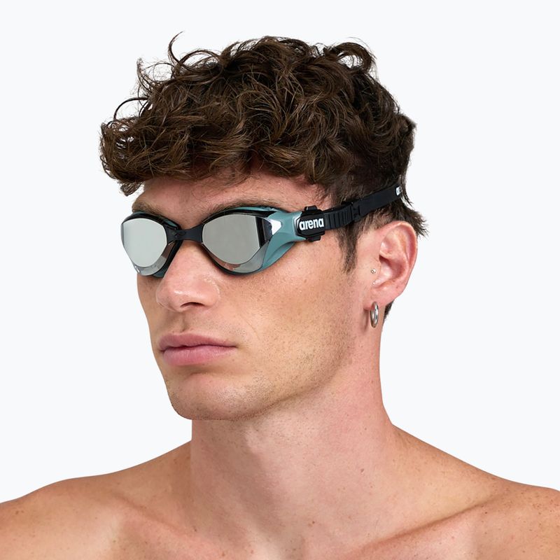 Arena Schwimmbrille Cobra Tri Swipe Mirror gelb kupfer/army 002508/360 8