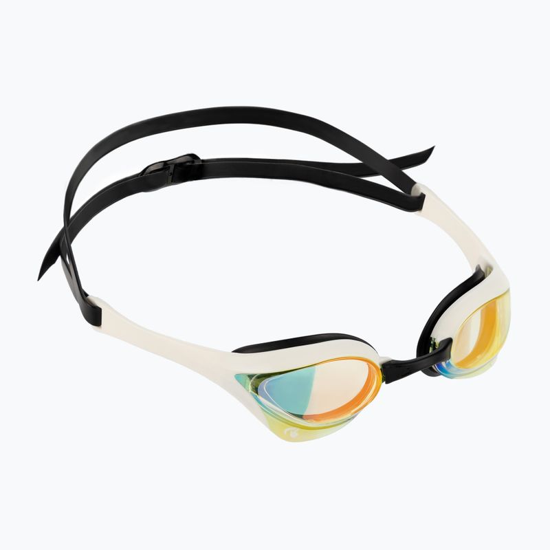 Arena Schwimmbrille Cobra Ultra Swipe Mirror gelb kupfer/weiß 002507/310