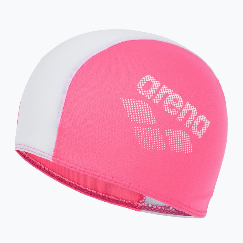 Kinderschwimmkappe arena Polyester II weiß und rosa 002468/910 2