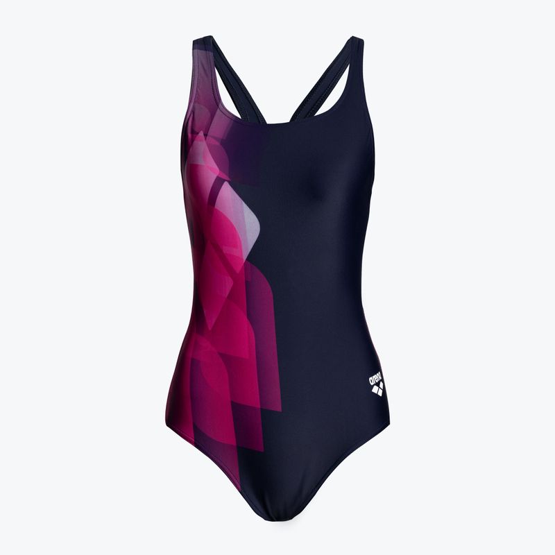 Einteiliger Badeanzug arena Swim Pro Back L navy blau/rosa 002842/700