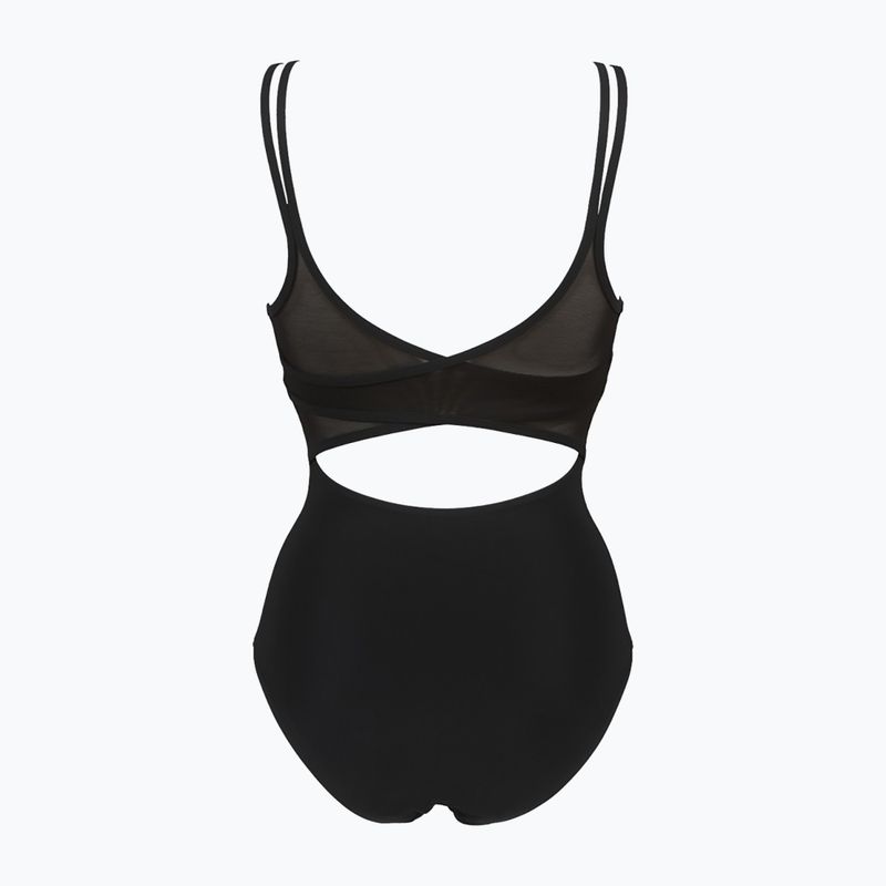 Einteiliger Damen-Badeanzug arena Esther Cross Back schwarz 003400/500 7