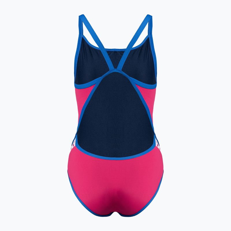Einteiliger Badeanzug Damen arena Team Stripe Super Fly Back One Piece rosa 1195/97 2