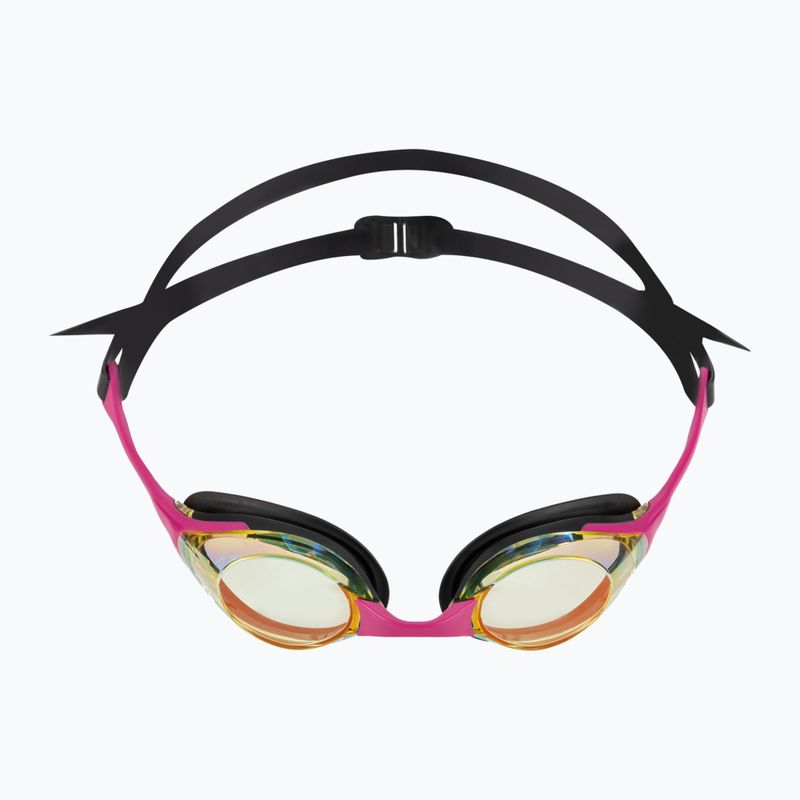 Arena Schwimmbrille Cobra Swipe Mirror gelb kupfer/rosa 004196/390 2