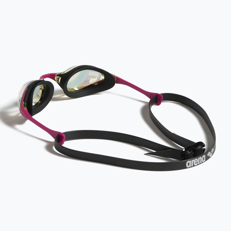 Arena Schwimmbrille Cobra Swipe Mirror gelb kupfer/rosa 004196/390 7