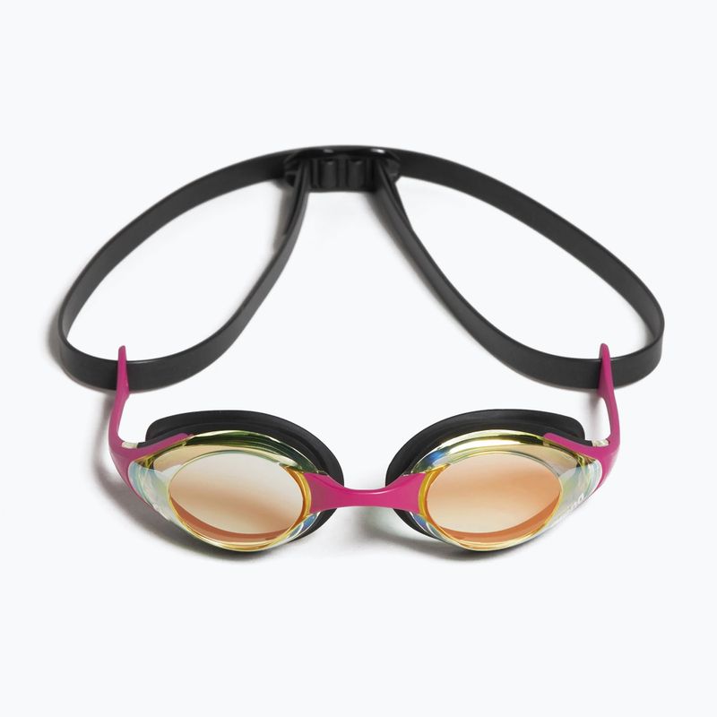 Arena Schwimmbrille Cobra Swipe Mirror gelb kupfer/rosa 004196/390 8