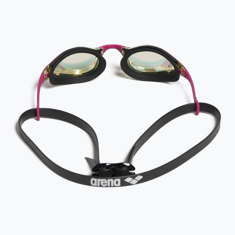 Arena Schwimmbrille Cobra Swipe Mirror gelb kupfer/rosa 004196/390 9