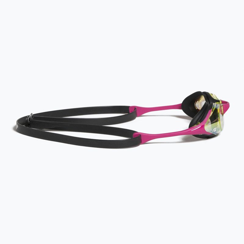 Arena Schwimmbrille Cobra Swipe Mirror gelb kupfer/rosa 004196/390 10