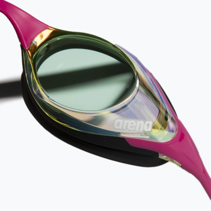Arena Schwimmbrille Cobra Swipe Mirror gelb kupfer/rosa 004196/390 12