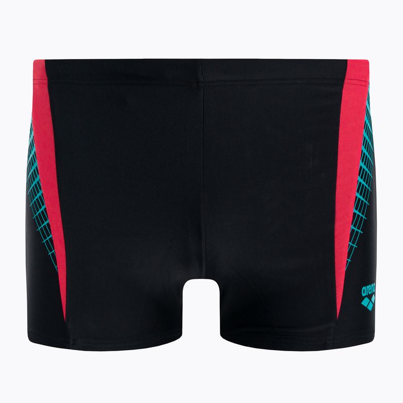 Badehose boxer Herren arena Threefold Short schwarz 4193/548