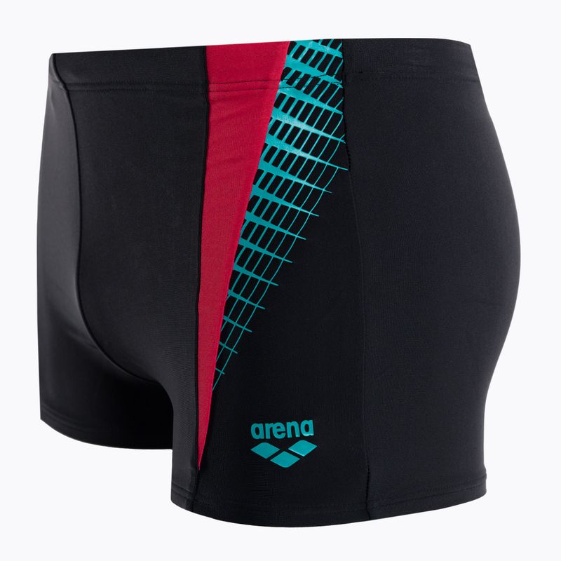 Badehose boxer Herren arena Threefold Short schwarz 4193/548 3