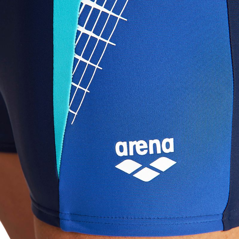 Badehose boxer Herren arena Threefold Short dunkelblau 4193/781 9