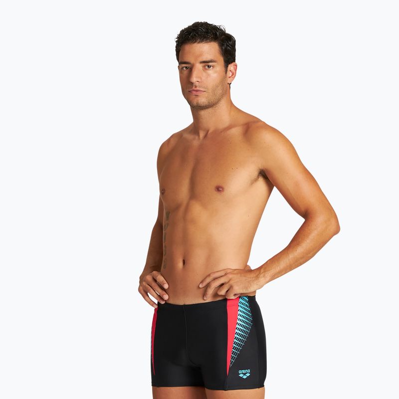 Badehose boxer Herren arena Threefold Short schwarz 4193/548 6