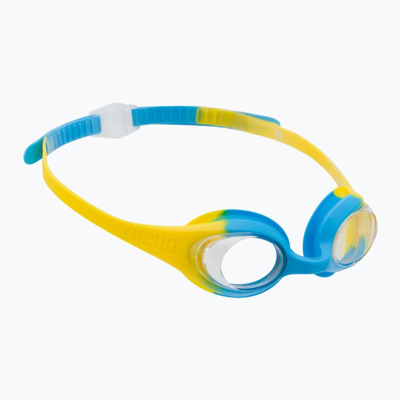 Kinderschwimmbrille arena Spider gelb und blau 004310