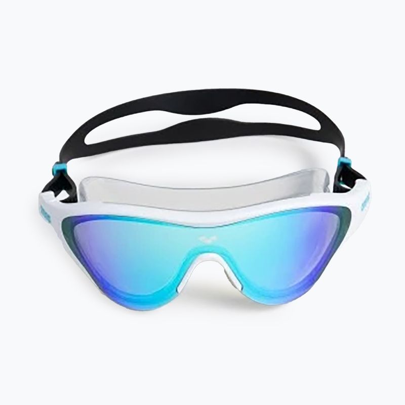 Schwimmmaske Taucherbrille arena The One Mask Mirror blue/white/black 8