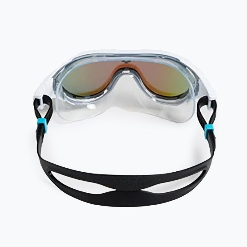 Schwimmmaske Taucherbrille arena The One Mask Mirror blue/white/black 9