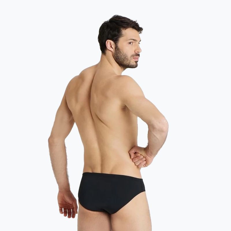 Men's arena Team Swim Briefs Solid schwarz/weiß
