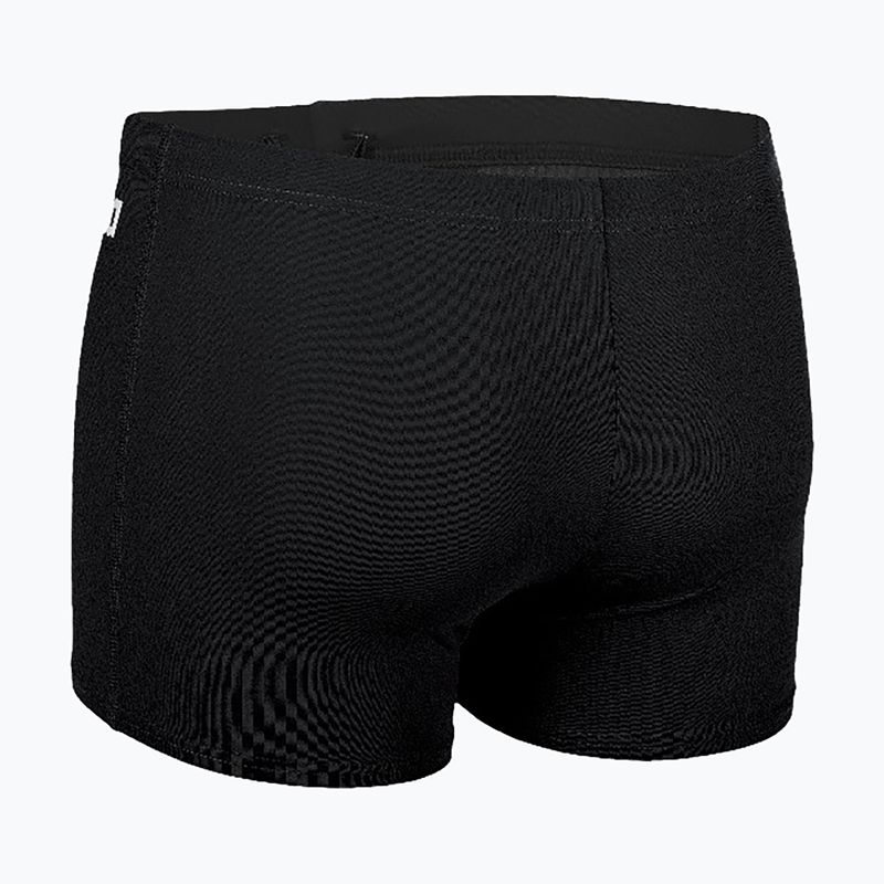 Badeshorts Arena Team Swim Short Solid black/white 2