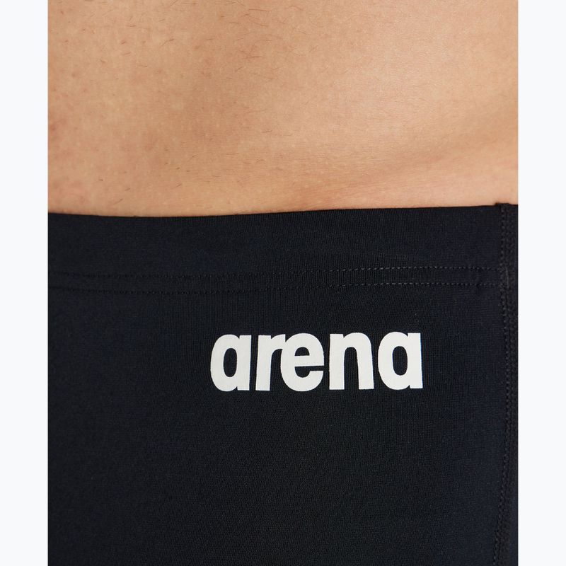 Badeboxershorts Arena Team Swim Short Solid black/white 8