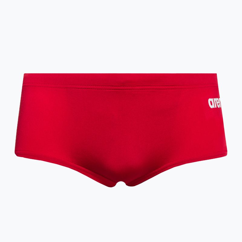 Men's arena Team Swim Low Waist Short Solid rot 004775/450 Schwimm-Boxershorts