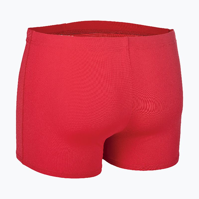 Herren-Badeboxershorts arena Team Swim Short Solid red/white 2