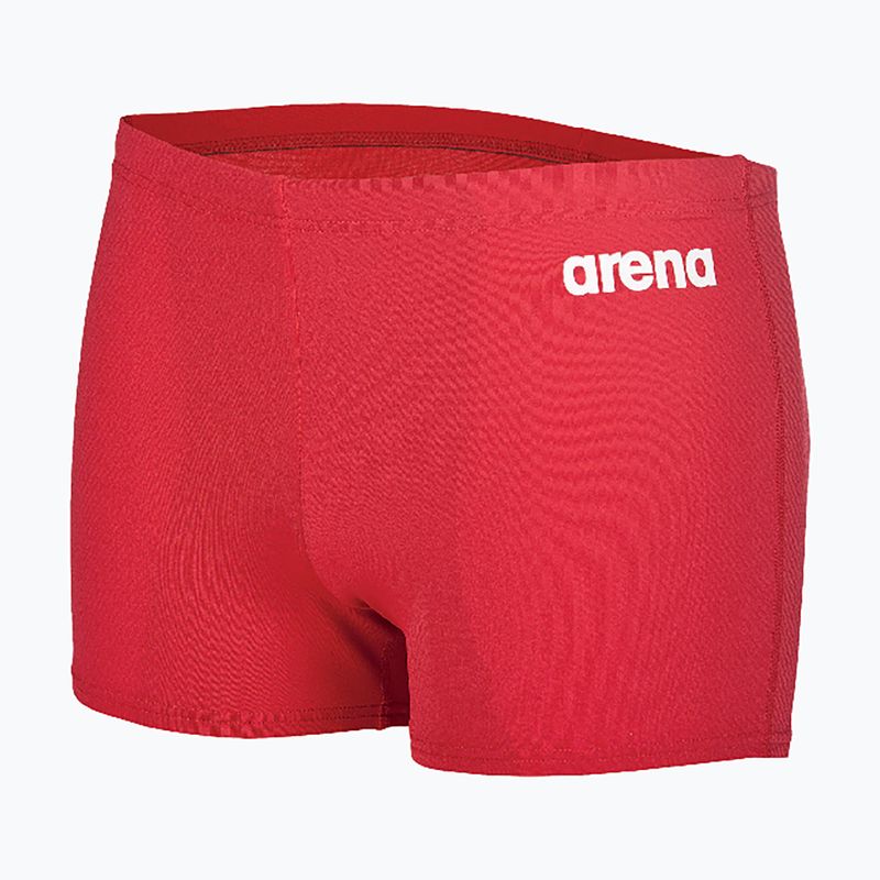 Herren-Badeboxershorts arena Team Swim Short Solid red/white 3