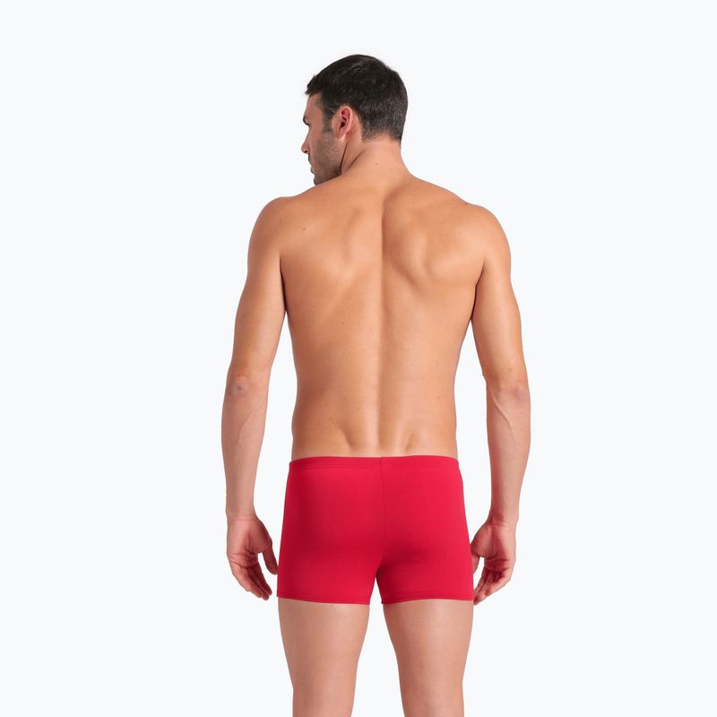 Herren-Badeboxershorts arena Team Swim Short Solid red/white 6