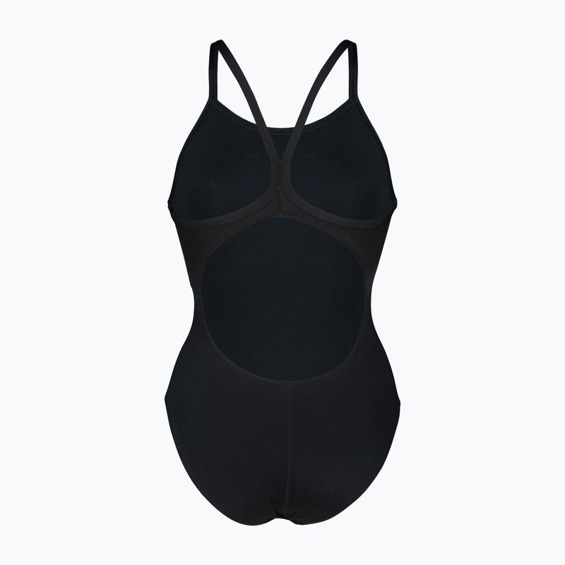 Damen-Einteiler Badeanzug Arena Team Light Drop Solid black/white 2