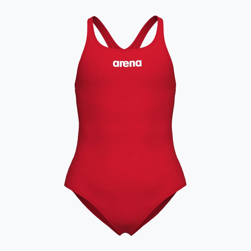 Arena Team Swim Pro Solid rot/weißer einteiliger Badeanzug für Kinder
