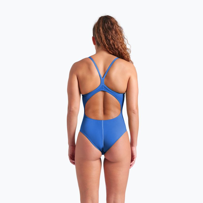 Damen-Einteiler Badeanzug Arena Team Light Drop Solid royal/white 7