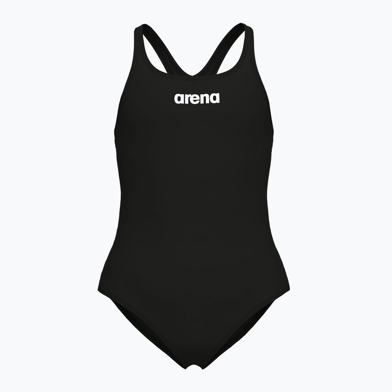 Einteiliger Kinder-Badeanzug arena Team Swim Pro Solid schwarz/weiß
