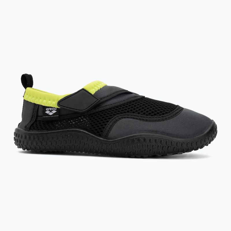 Wasserschuhe arena Watershoes dark grey/lime 2
